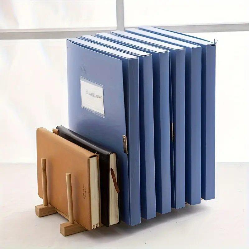 Serene Bamboo Book Organizer