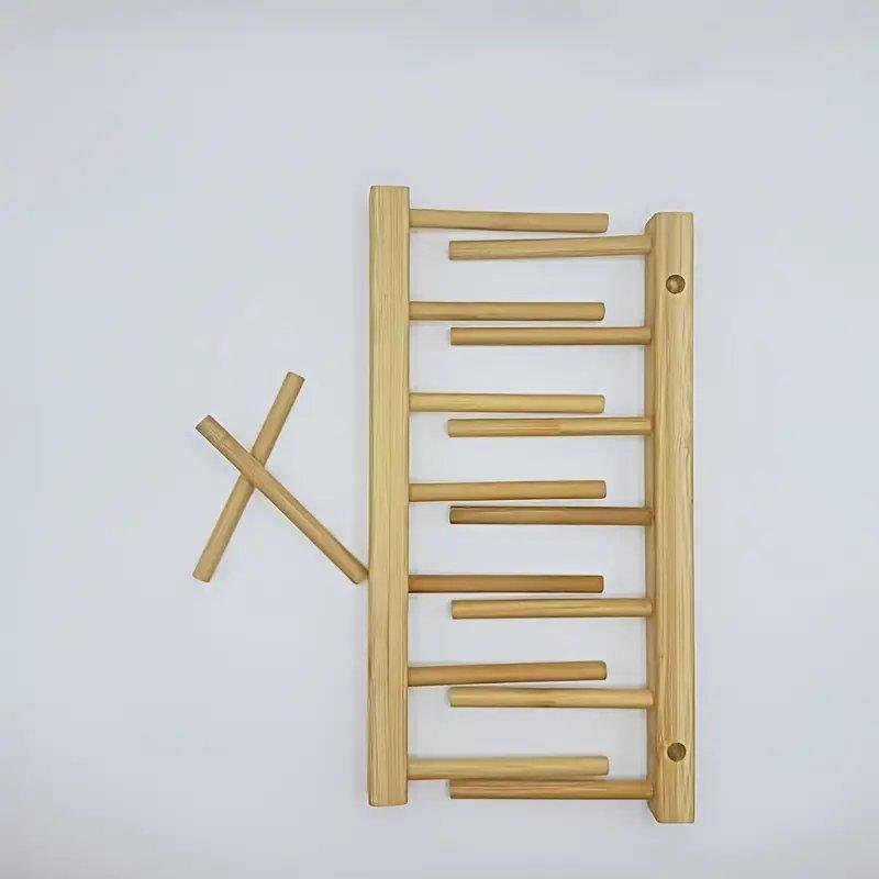 Serene Bamboo Book Organizer